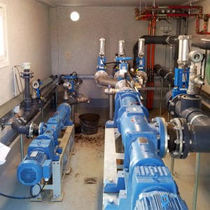 Acquafert sala pompaggio biogas